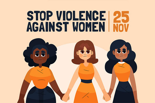 دانلود وکتور روز بین المللی منع خشونت علیه زنان لایه باز